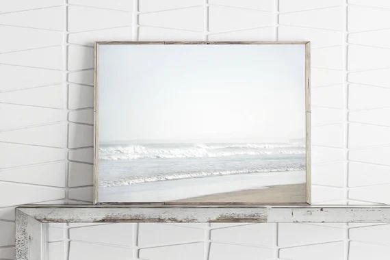Ocean Print, Beach Decor, Large Wall Art Prints, Coastal Printable Wall Art, Ocean Photography Pr... | Etsy (US)