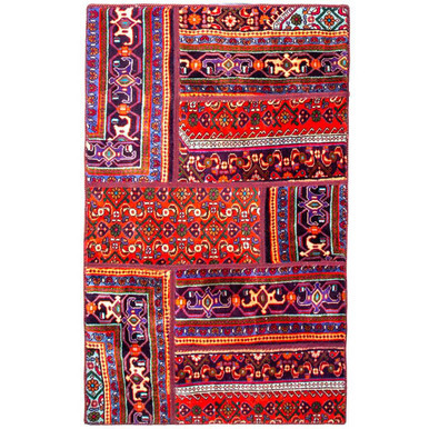 4' 10'' x 2' 11'' Zanjan Authentic Persian Hand Knotted Area Rug - 112038 | Los Angeles Home of rugs