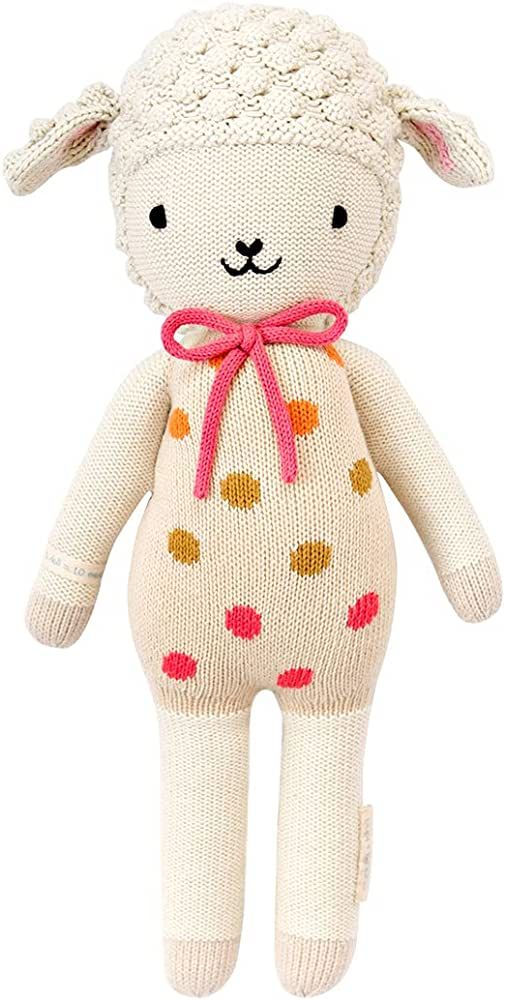 cuddle + kind Lucy The Lamb Regular 20" Hand-Knit Doll – 1 Doll = 10 Meals, Fair Trade, Heirloo... | Amazon (US)