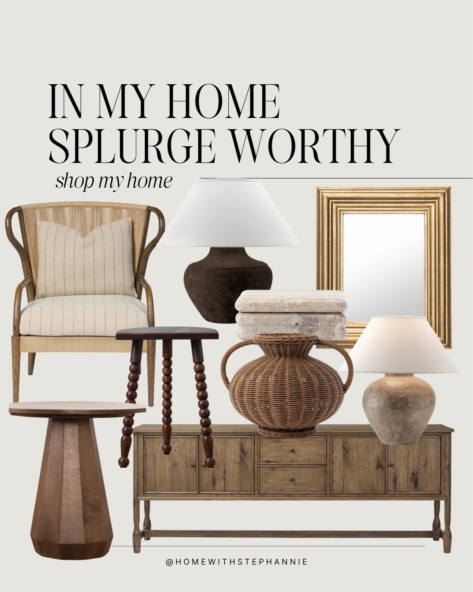 some of my splurge worthy items are on sale 

#interiordesign #accentchair #sideboard #endtable #tablelamp

@Wayfair 
@mcgeeandco 
@Lulu and Georgia