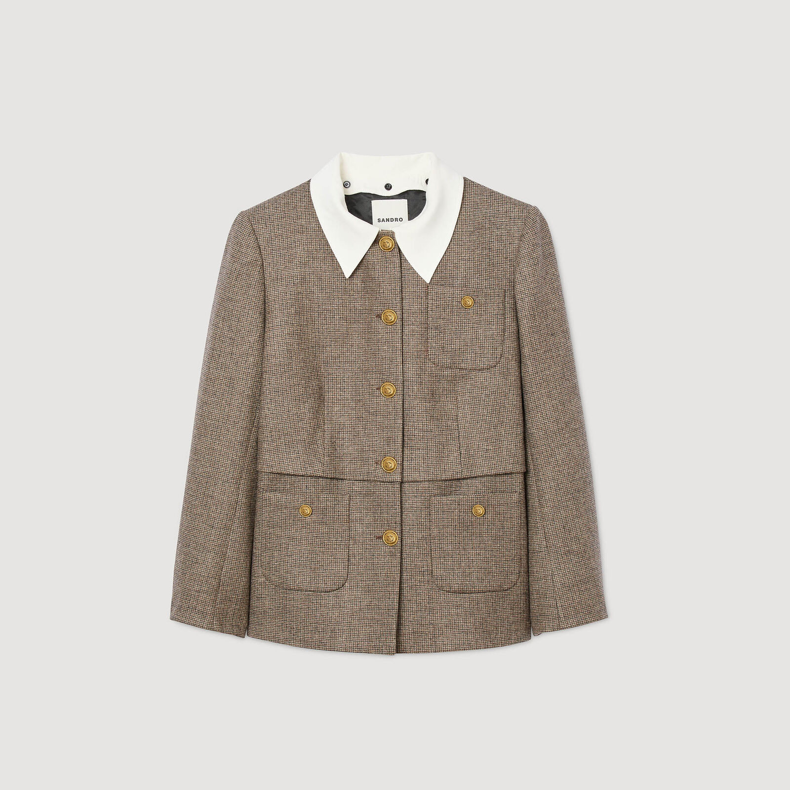 Houndstooth suit jacket | Sandro US | Sandro-Paris US