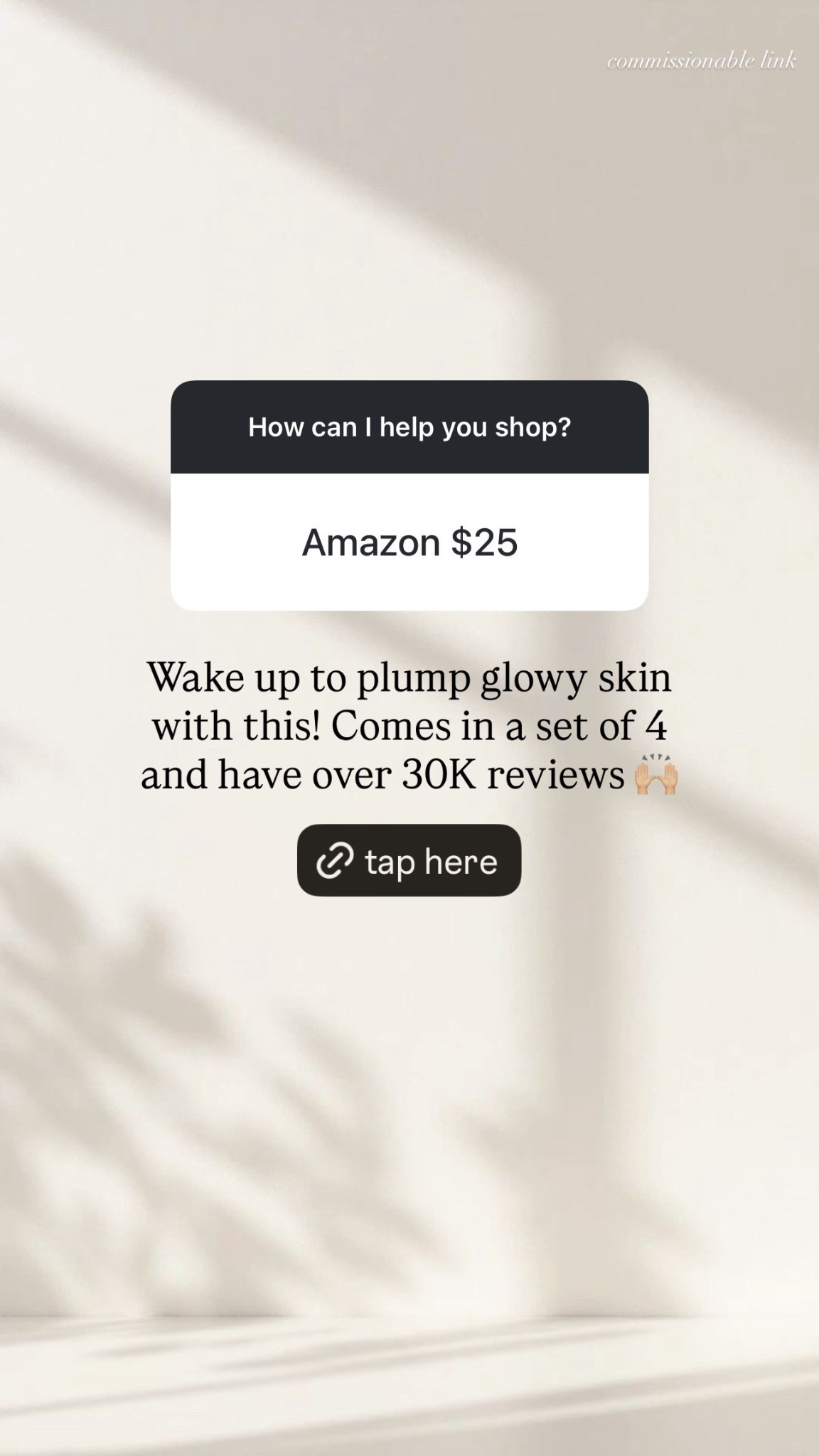 Wake up to plump glowy skin with this! Comes in a set of 4 and have over 30K reviews🙌🏼

#LTKBeauty #LTKgrwm #LTKmorningroutine