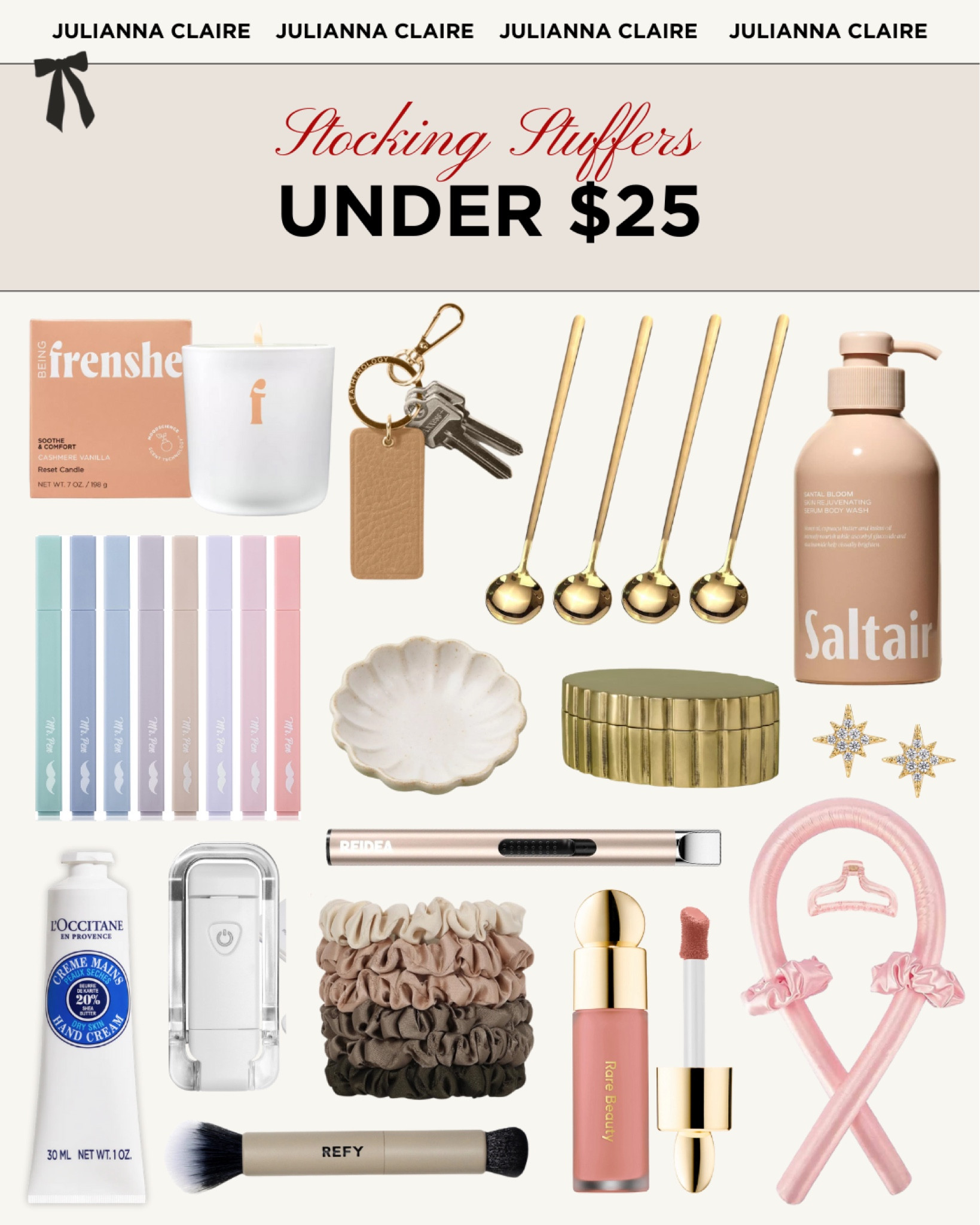 Stocking stuffers for her under $25!

Christmas gift ideas // Gifts under $25 // Stocking stuffers under $25

#LTKHoliday #LTKFindsUnder50 #LTKGiftGuide