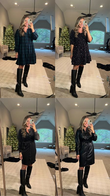 The prettiest Walmart holiday dresses!!! All true to size - wearing the size medium except the green plaid. Fits tts but I’m wearing the L! Love the comfy fit. 
Perfect for Christmas, church or date night! 

#WalmartPartner #WalmartFashion
@WalmartFashion

#LTKHoliday #LTKSeasonal #LTKfindsunder50