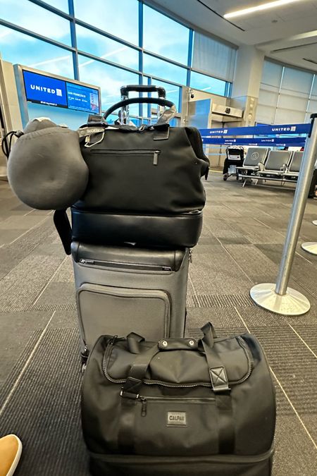 Let’s get away! Early morning flight with the hubs! We have all our favorite bags in tow. #beis #beisweekender #beisweekendermini #calpak #calpakweekender #travel at #travelessentials #tumi #tumiluggage #tumicarryon

#LTKtravel