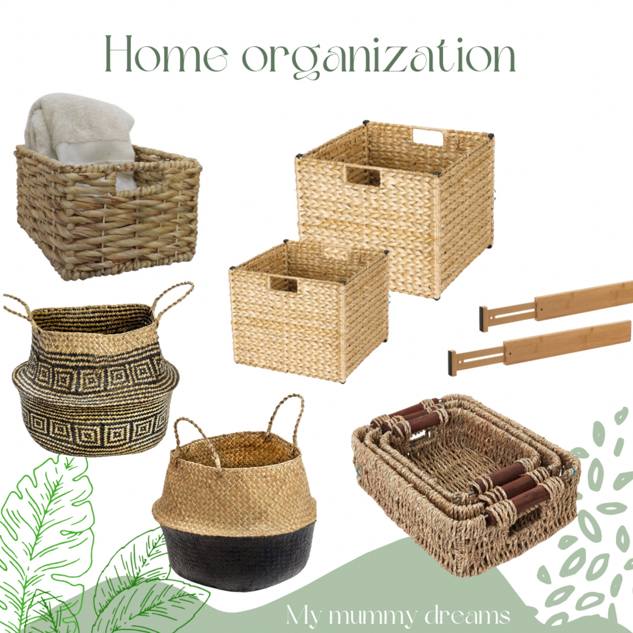 Home organisation. Kohls finds. Wicker baskets. Storage system  



#LTKfindsunder50 #LTKhome