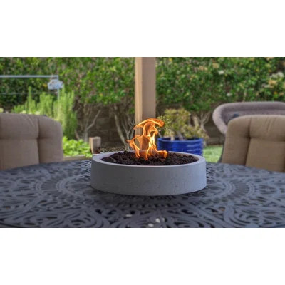 Stone Propane Outdoor Tabletop Fireplace | Wayfair North America