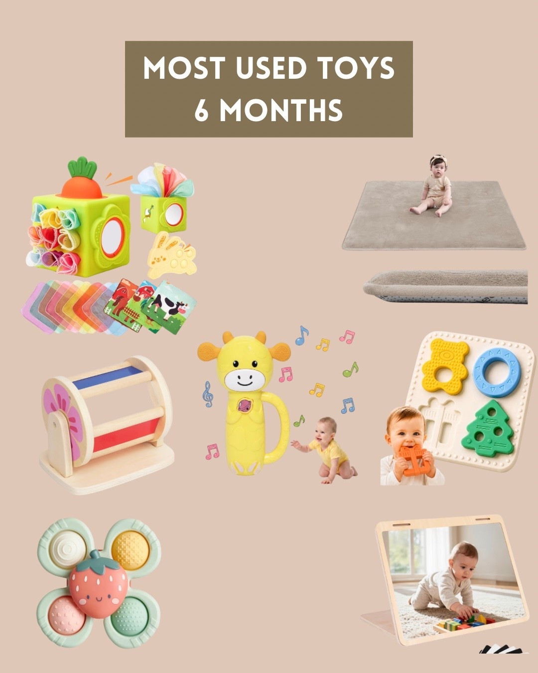 These are my daughter’s favorite toys at six month of age. She keeps reaching for these during play time!

#LTKBaby #LTKKids