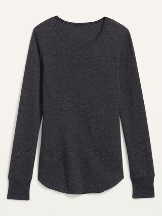 Thermal-Knit Long-Sleeve Tee for Women | Old Navy (US)