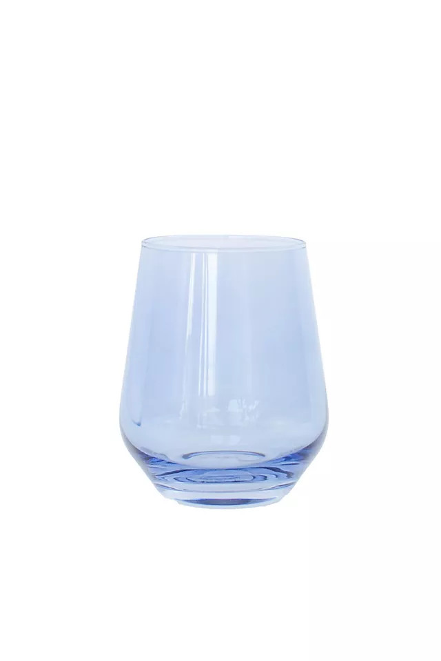Estelle Colored Glass Stemless Wine Glass Set | Anthropologie (US)