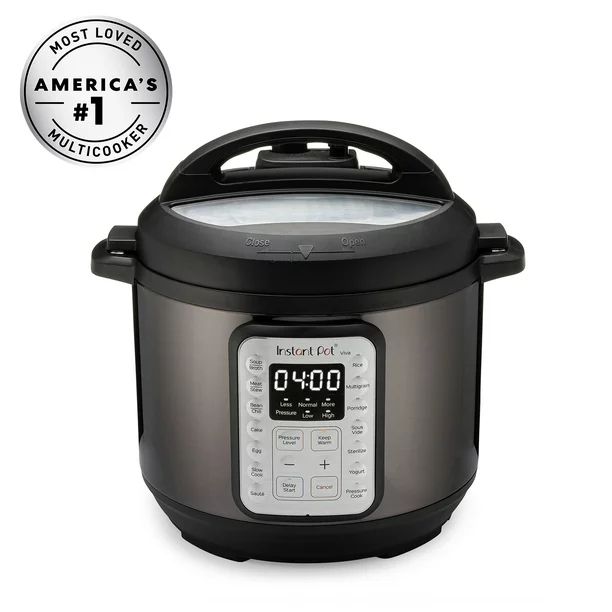 Instant Pot VIVA Black Stainless 6-Quart 9-in-1 Multi-Use Programmable Pressure Cooker, Slow Cook... | Walmart (US)