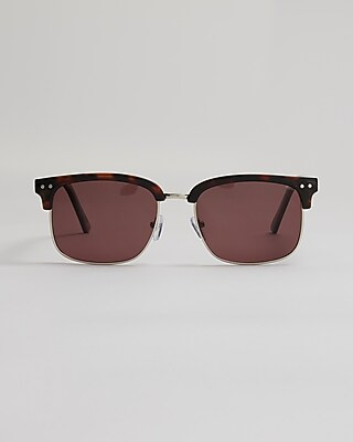 Tortoise Browline Sunglasses | Express
