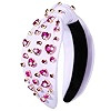 YAHPERN Valentine’s Day Headband for Women Red Pink Heart Knotted Headband Jeweled Rhinestone C... | Amazon (US)