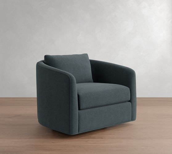 Remmy Swivel Chair | Pottery Barn (US)