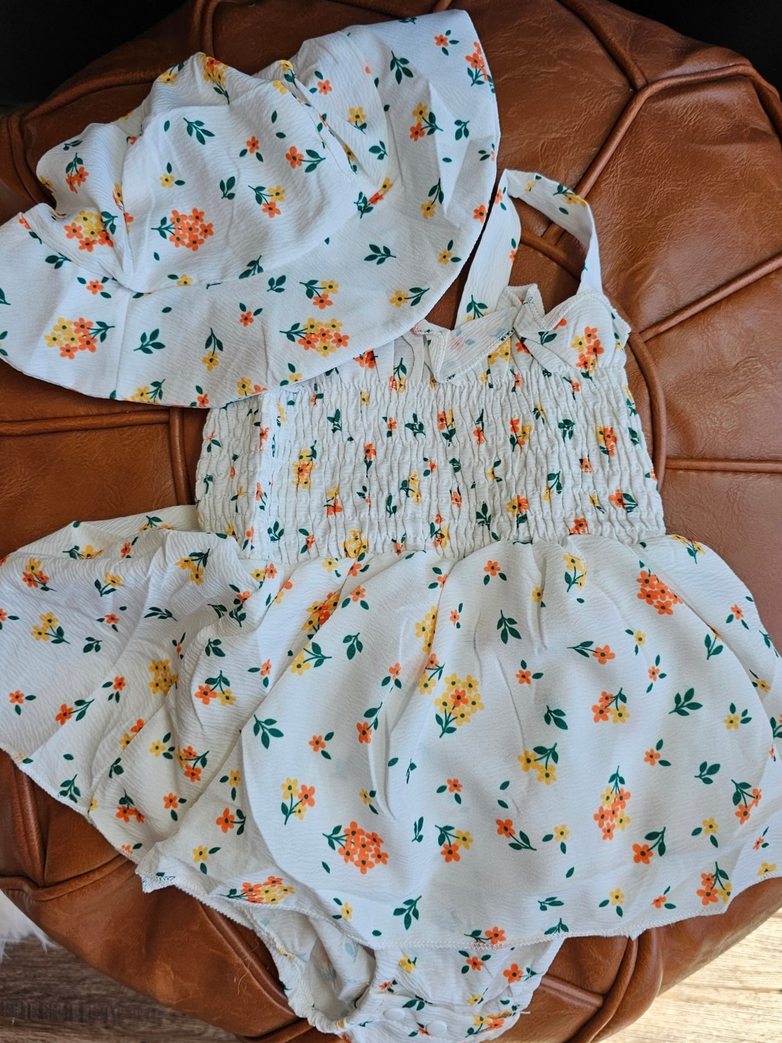 Sweet Summer Sunshine 

The ultimate baby girl summer outfit! This adorable two-piece matching set features a floral print smocked romper and a matching baby sun hat, making it the perfect choice for sunny days, family vacations, or everyday cuteness.

Crafted with a comfortable smocked bodice and sweet shoulder straps, this infant sunsuit combines style and comfort. The lightweight fabric keeps your little one cool, while the matching bucket hat offers stylish sun protection. Ideal for baby shower gifts, summer baby fashion, or toddler vacation outfits!

#babygirlfashion #babyromper #summersunsuit #babyfloral #infantstyle #babyhat #summerbaby #affordablebabyclothes #LTKbaby #LTKkids #babyoutfitideas #babyootd #floralromper 

 #LTKSeasonal #LTKBaby #LTKKids