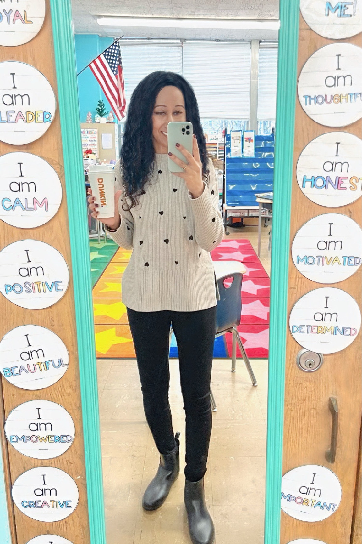 Best Seller💌

The best February sweater with black mini hearts, smooth material, side slits, and a little roomy on the sides. Comes in three other styles, too!💖

Valentine’s Day outfit
Hearts
Vday look 

#LTKNYFW #LTKSeasonal #LTKMostLoved