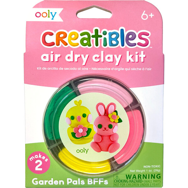 Creatibles Mini Air Dry Clay Kit Garden Pals | Maisonette