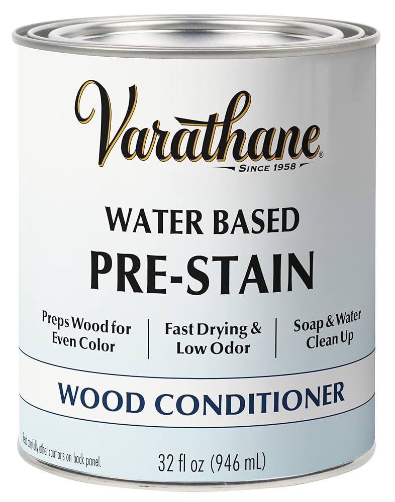 Varathane 381123 Water Based Pre-Stain Wood Conditioner, Quart | Amazon (US)