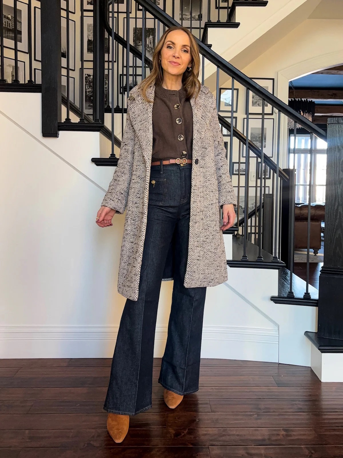 Classy winter style with @J.Crew Sailor Jeans + @kohl’s Herringbone Coat + @quince viral sweater

#LTKWorkwear #LTKStyleTip #LTKSeasonal