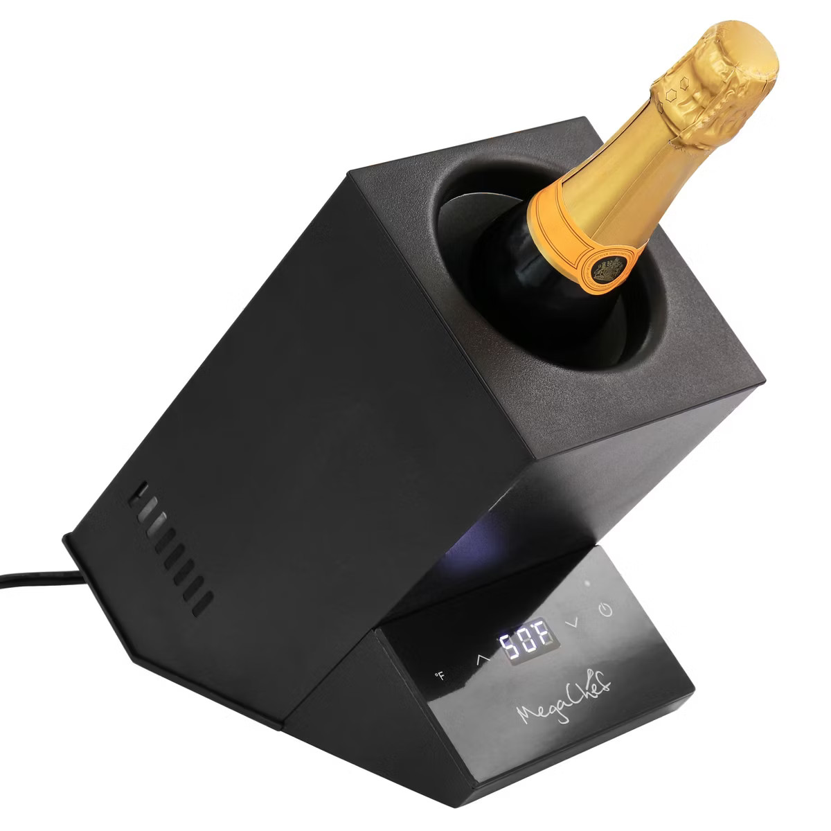 MegaChef Electric Wine Chiller with Digital Display in Black | Target