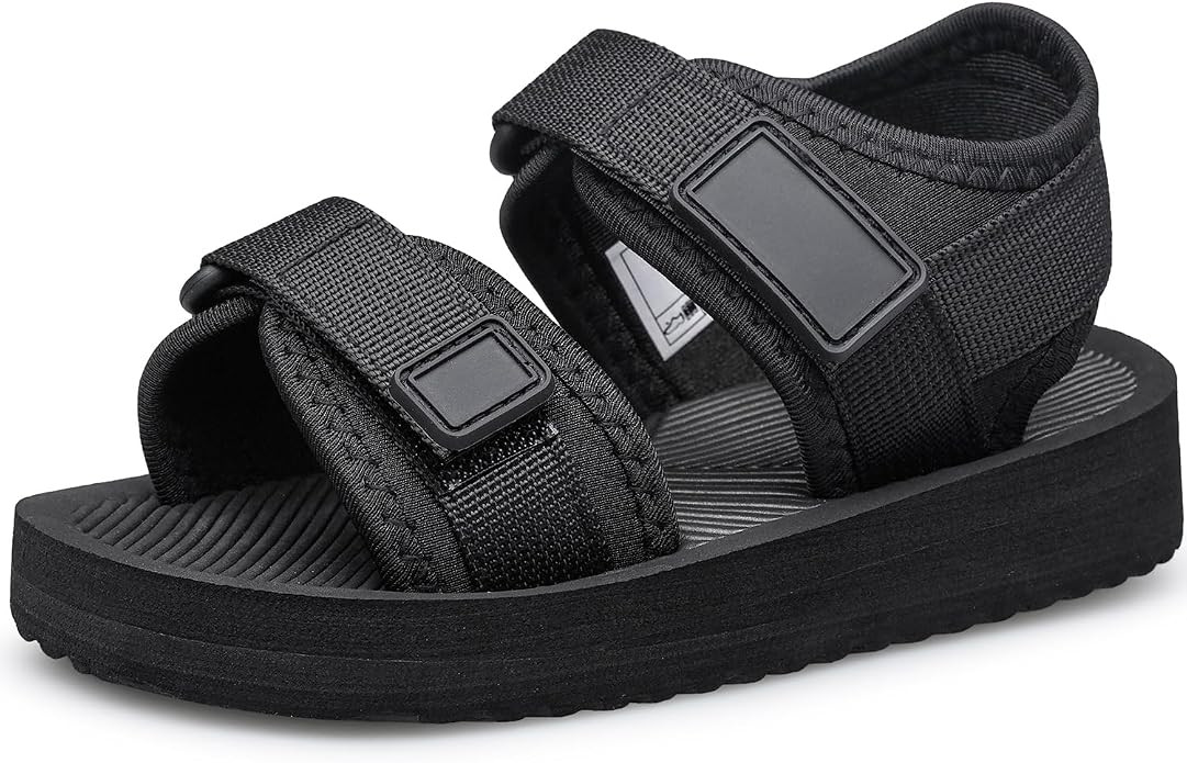 BNV Toddler Little Kid Sandals Boys Girls Adjustable Strap Open-Toe Summer Outdoor Unisex Child S... | Amazon (US)