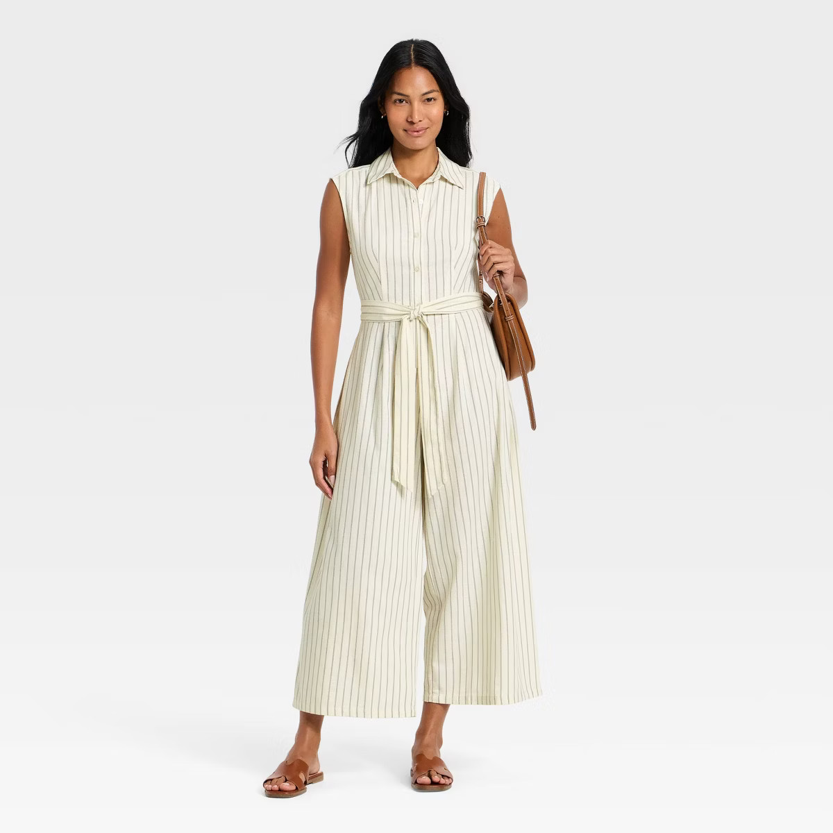 Women's Belted Jumpsuit - A New Day™ | Target