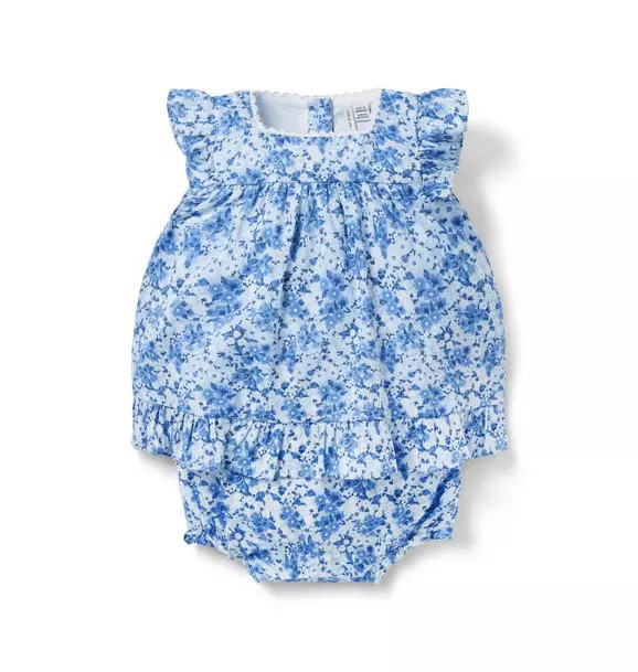 Baby Floral Ruffle Romper | Janie and Jack