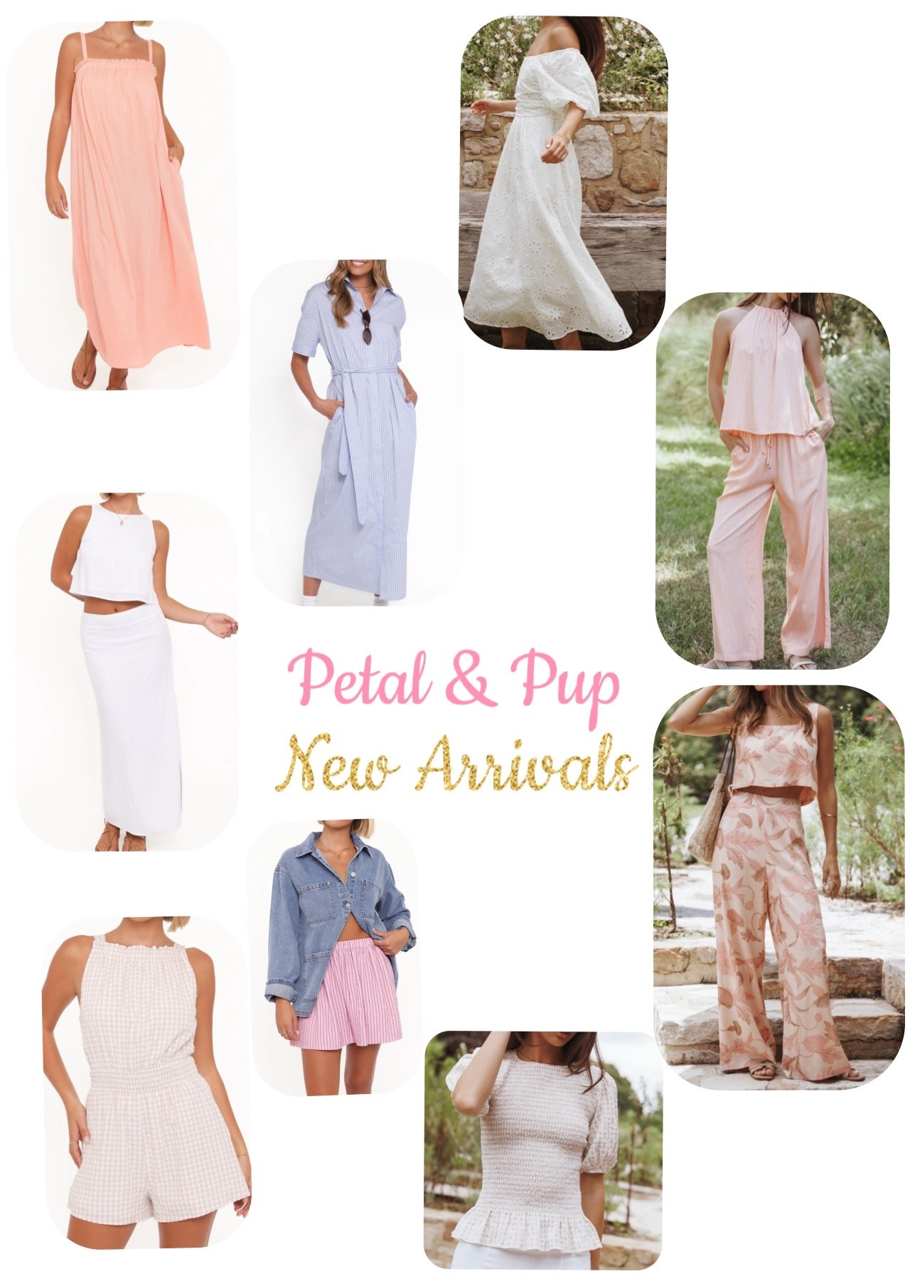 Petal and Pup new arrivals for spring! If you are living matching sets like me, they have countless to choose from and lots of cotton pieces right now, making care of the items ultra easy!! Be ready for the sweetest season! 

#LTKgrwm #LTKMidsize #LTKSeasonal