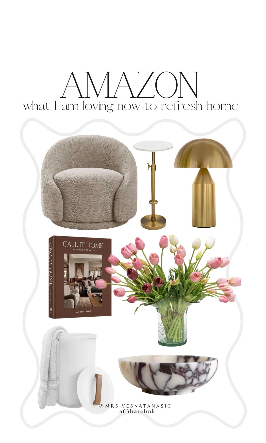 What I am loving from Amazon to refresh my home in the new year! 

@amazon #amazonhome #homedecor #amazon #founditonamazon Amazon home decor, home finds, interior styling, coffee table books, lamp, towel warmer, tulips, spring home, home refresh, 

#LTKHome #LTKSaleAlert #LTKSeasonal