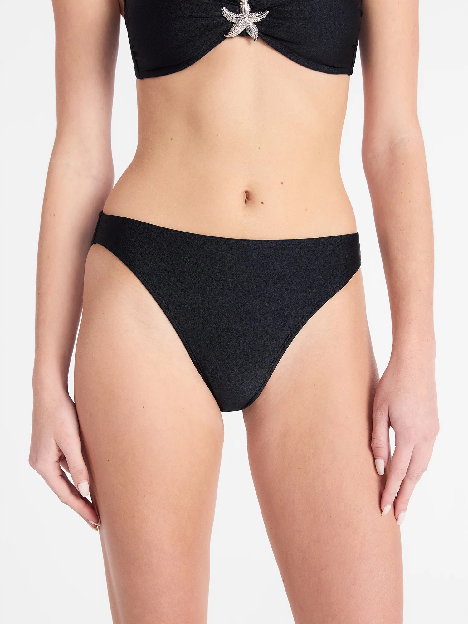 No Boundaries Mid Rise Bikini Bottoms, Women's XXS-XXL | Walmart (US)