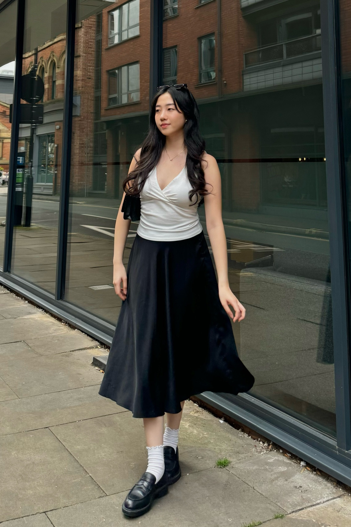 monochromatic 🖤🤍 

top from brandy but linking similar items below! 

#LTKTravel #LTKSeasonal #LTKU