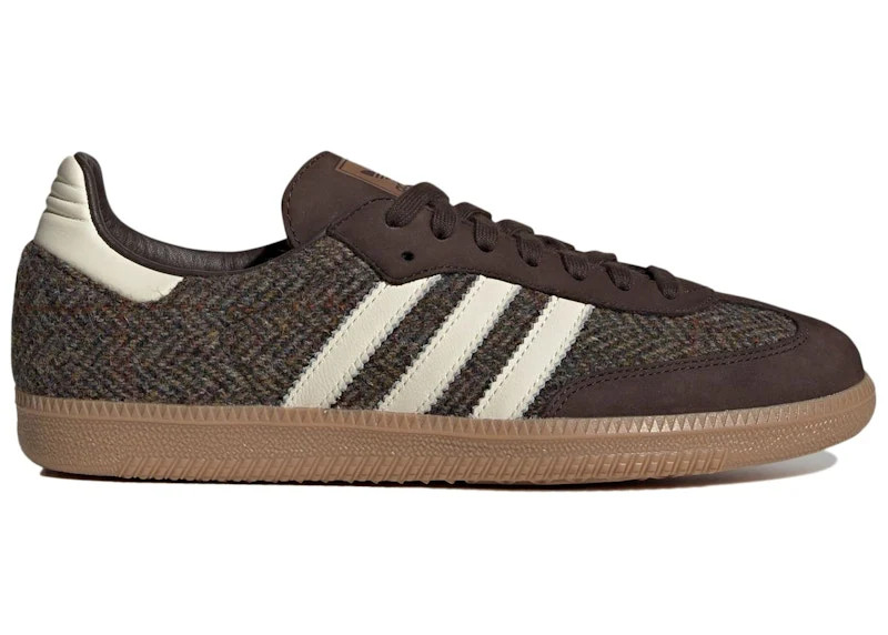 ADIDAS SAMBA OG DARK BROWN TWEED | The Edit LDN