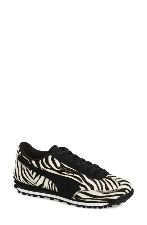 PUMA Easy Rider Vintage Sneaker in Warm White-Puma Black at Nordstrom, Size 6.5 | Nordstrom