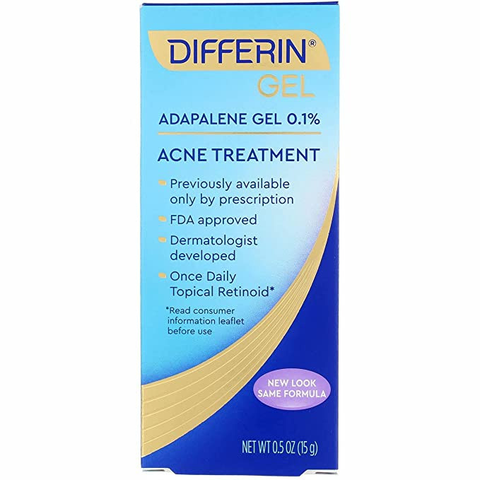 Differin Adapalene Gel 0.1% Acne Treatment, 0.5 Ounces each (Value Pack of 2) | Amazon (US)