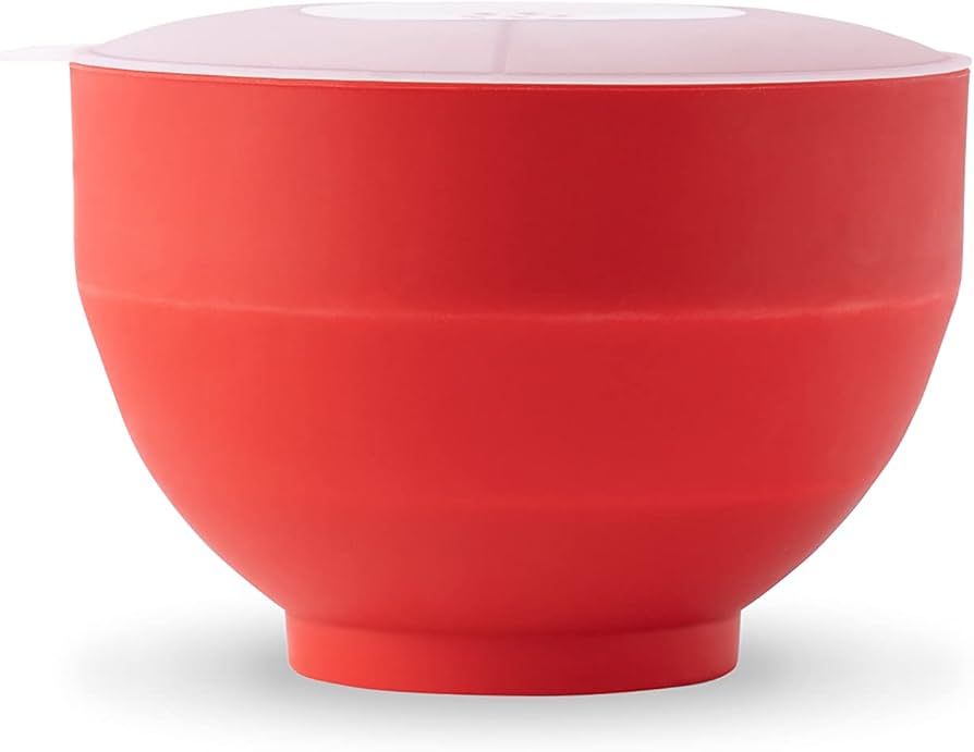 W&P Microwave Silicone Personal Popcorn Popper Maker | Red | Collapsible Bowl w/Built In Measurin... | Amazon (US)