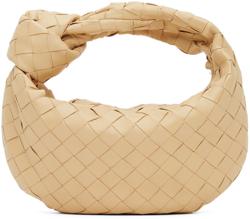Bottega Veneta Beige Mini Jodie Bag | SSENSE