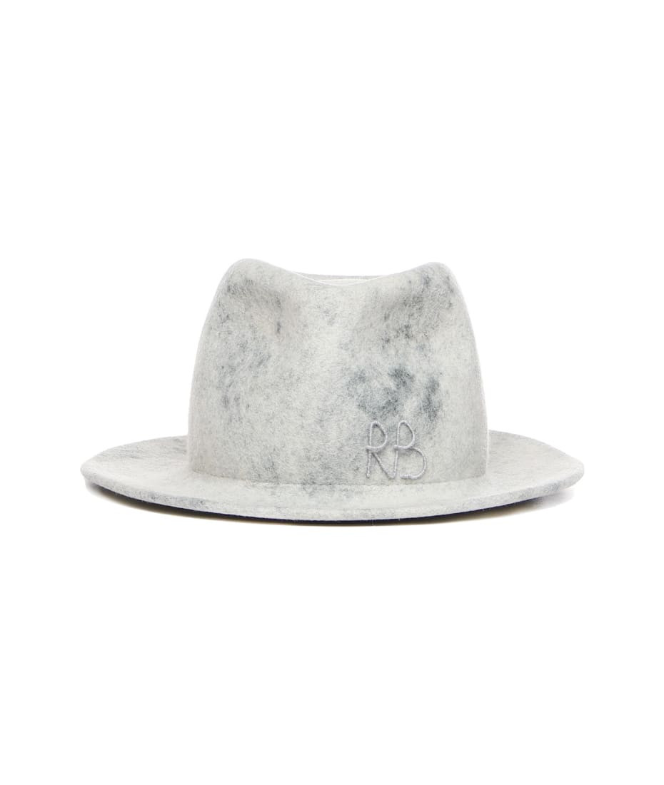 Fedora Hat Embellished With Monogram | Italist.com US