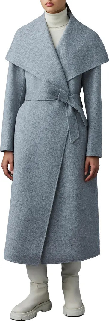 Mackage Mai Wool Long Wrap Coat | Nordstrom | Nordstrom