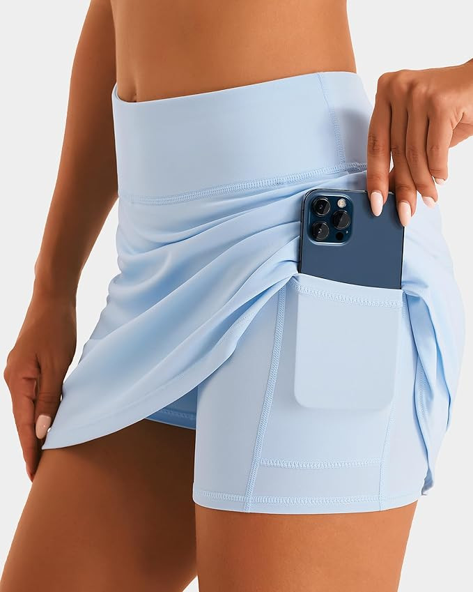 Stelle Tennis Skirts for Women Athletic Skirt with Shorts Golf Skort Pocket High Waisted Skorts W... | Amazon (US)