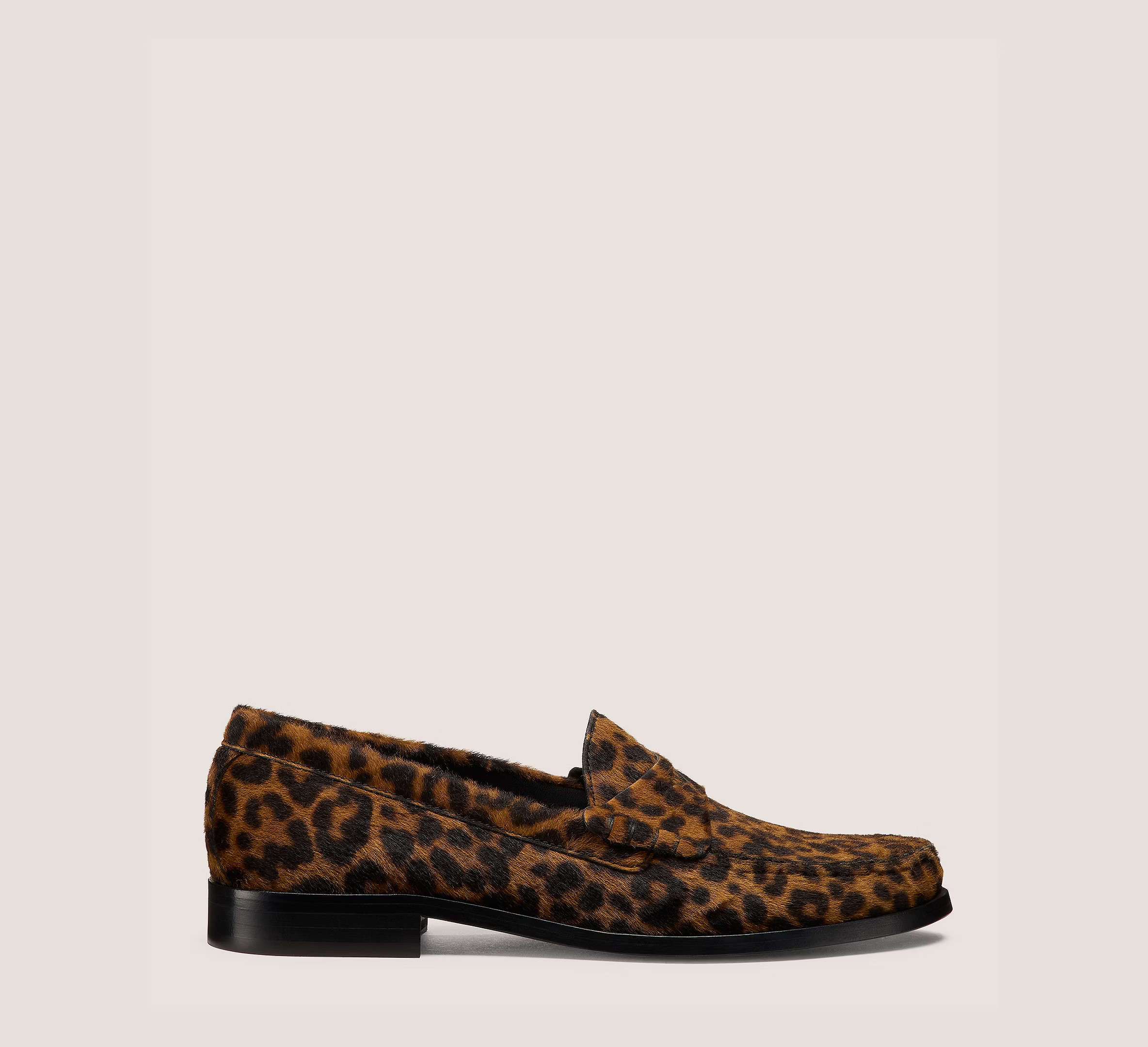 Stuart Weitzman Lottie Loafer Flats & Loafers, Cheetah Leopard Calf Hair, Size: 7.5 Medium | Stuart Weitzman (US)