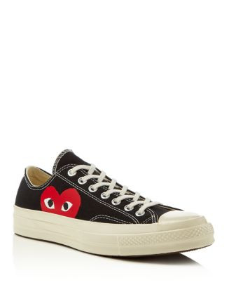Comme Des Garcons PLAY x Converse Unisex Chuck Taylor Lace Up Low Top Sneakers  | Bloomingdale's ... | Bloomingdale's (US)