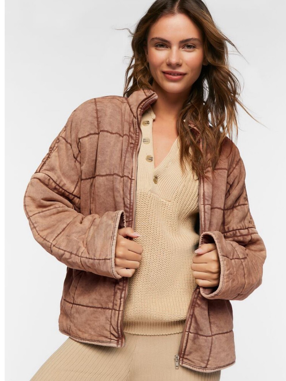 Forever 21 jacket. On sale and code Love14 takes off another 14%. Definitely a free people dupe 

#LTKsalealert #LTKSale #LTKunder50