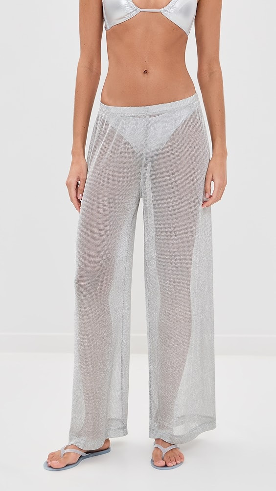 STAUD Ali Metallic Pants | Shopbop | Shopbop
