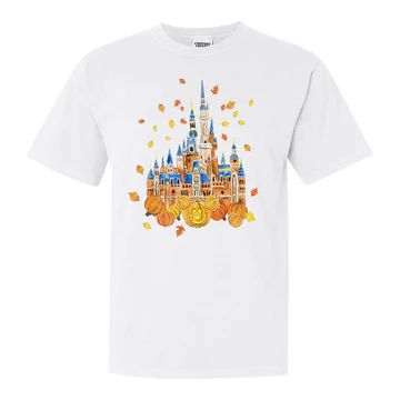 'Fall Disney World Castle' T-Shirt | United Monograms