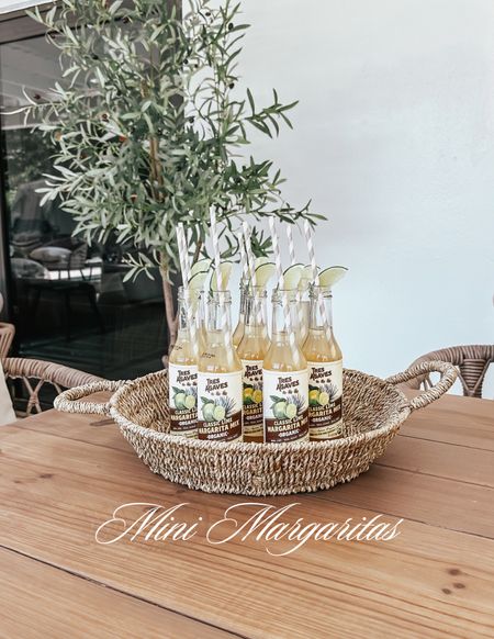 Mini Margaritas 🍋‍🟩
These personal margaritas are perfect for any summer gathering - or if you just want to lounge by the pool by yourself ;) you can make one at a time or pour them all into a pitcher to make a large batch. Just mix with your favorite tequila, add a lime wedge and a cute straw ✨
Salt rim optional 🧂 


#summercocktails #cocktails #target #walmart #tray #cocktailshaker #hosting #entertaining #outdoordecor #poolparty #bacheloretteparty #margarita #amazonfind #targetfind #walmartfind #homedecor 

#LTKHome #LTKParties #LTKFindsUnder50