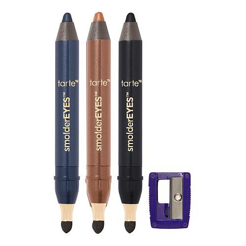 Tarte tarte SmolderEYES Eyeshadow Liner Trio & Sharpener | HSN