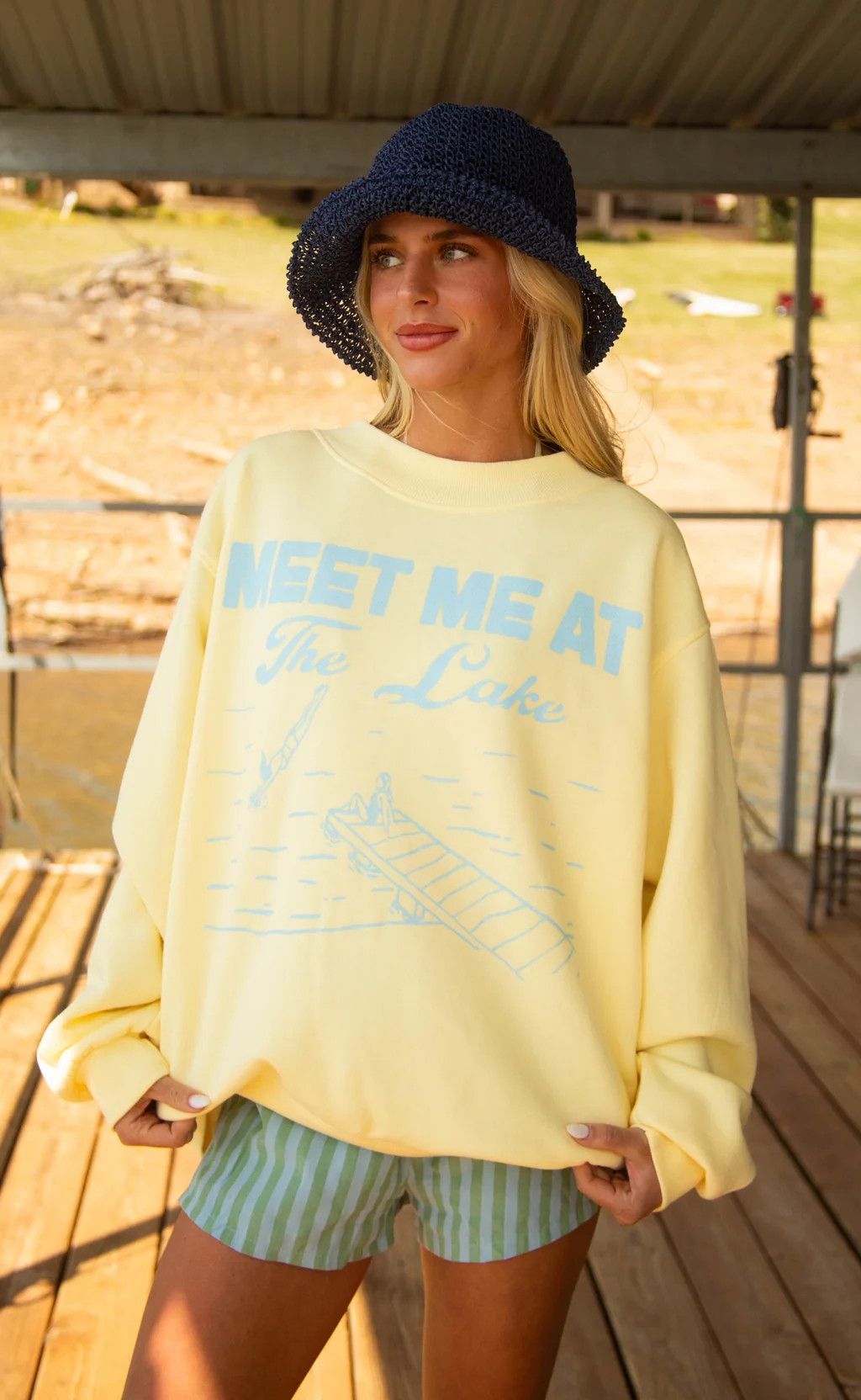 charlie southern: meet me at the lake mockneck | RIFFRAFF