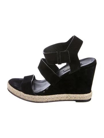 Balenciaga Suede Espadrille Wedges | The Real Real, Inc.