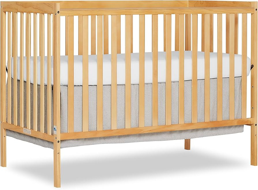 Dream On Me Synergy 5-In-1 Convertible Crib In Natural, Greenguard Gold Certified | Amazon (US)