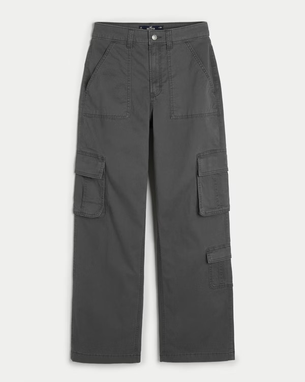 Women's Ultra High-Rise 3-Pocket Baggy Cargo Pants | Women's Bottoms | HollisterCo.com | Hollister (US)
